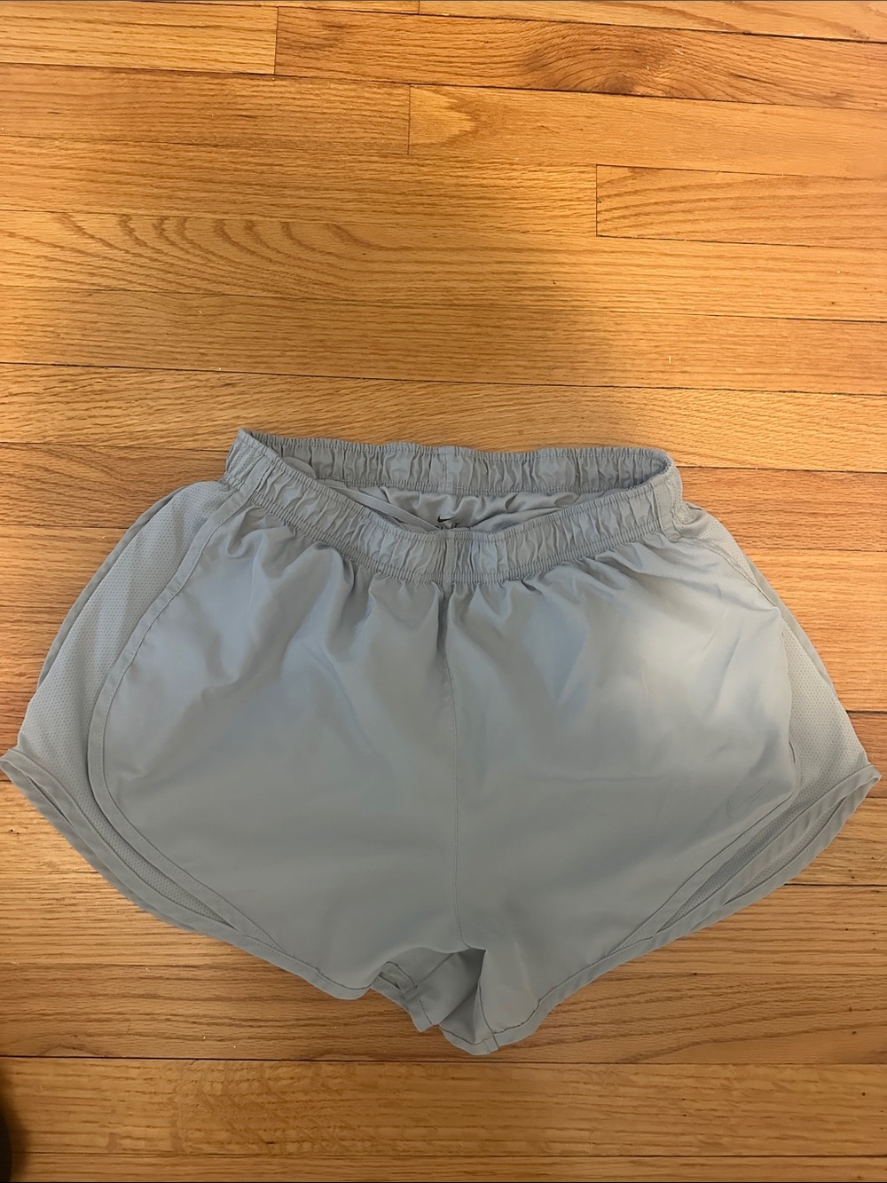 Nike Women's Light Blue Athletic Shorts